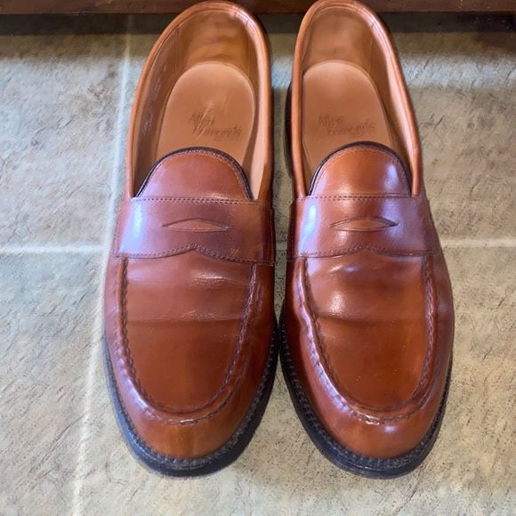 Allen Edmonds Cole Penny Loafers Brown Dress Shoes sz 10.5B main image 10